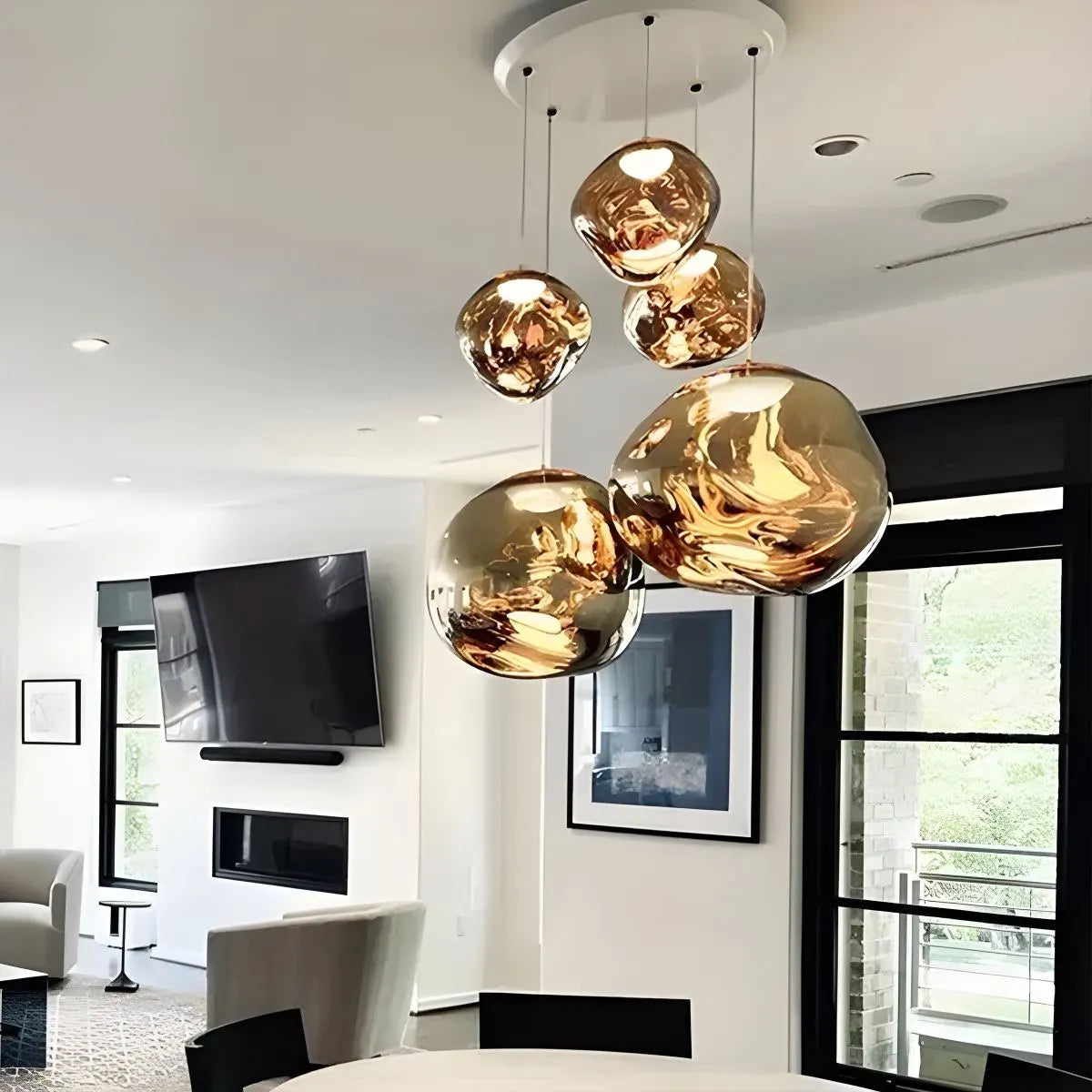 Antizer Large Lava Chandelier Customization