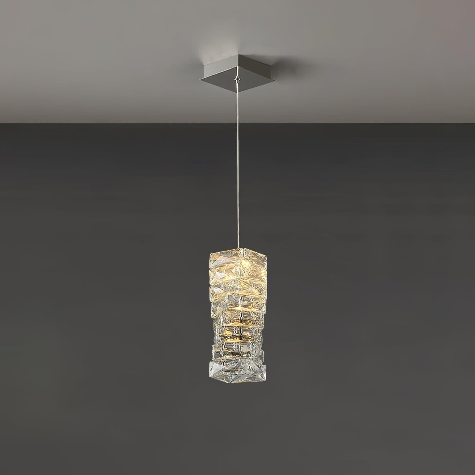 Elegant Crystal LED Pendant Lamp Chandelier for Modern Home Decor Lighting