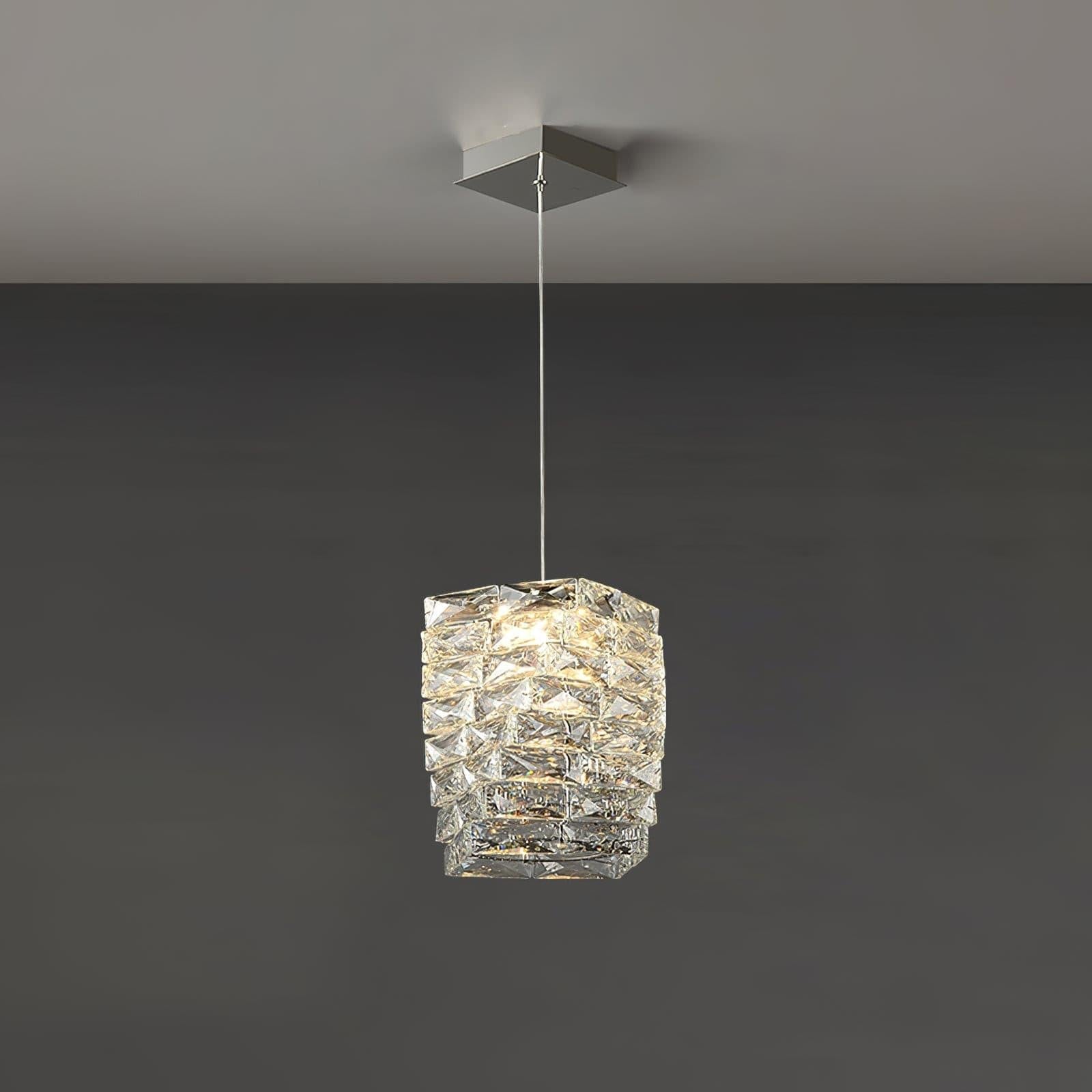 Elegant Crystal LED Pendant Lamp Chandelier for Modern Home Decor Lighting