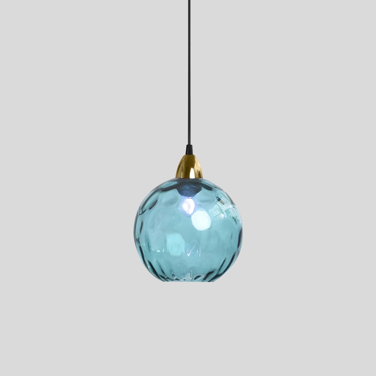 Antizer Colorful Glass Ball Pendant Light for Living Room