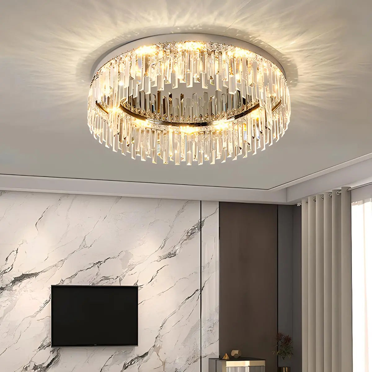 Antizer Light Luxury Crystal Ceiling & Pendant Light