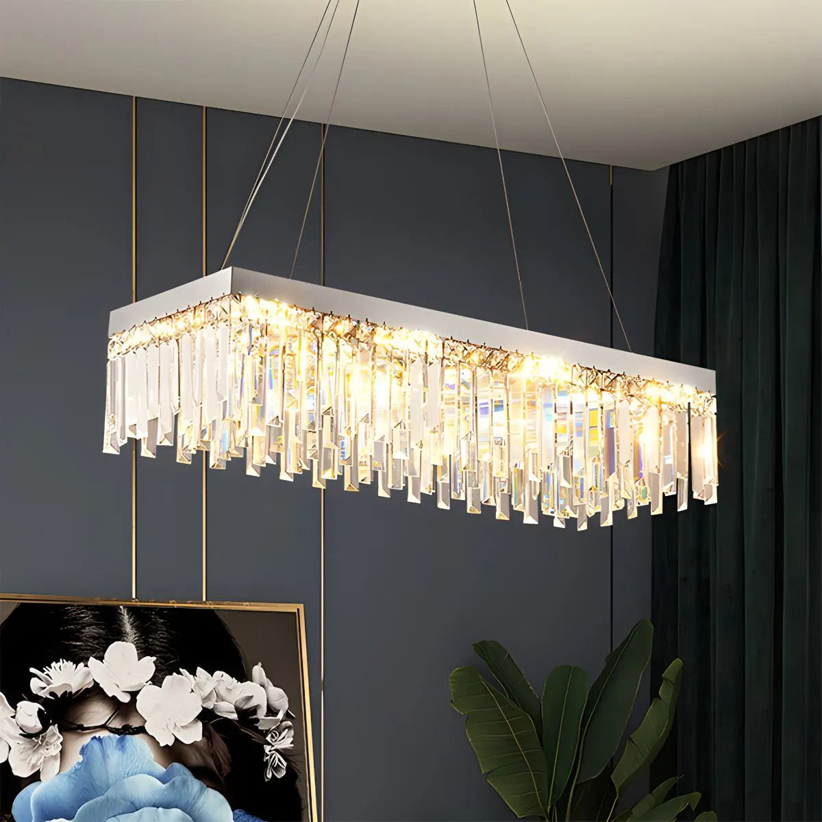 Antizer Light Luxury Crystal Ceiling & Pendant Light