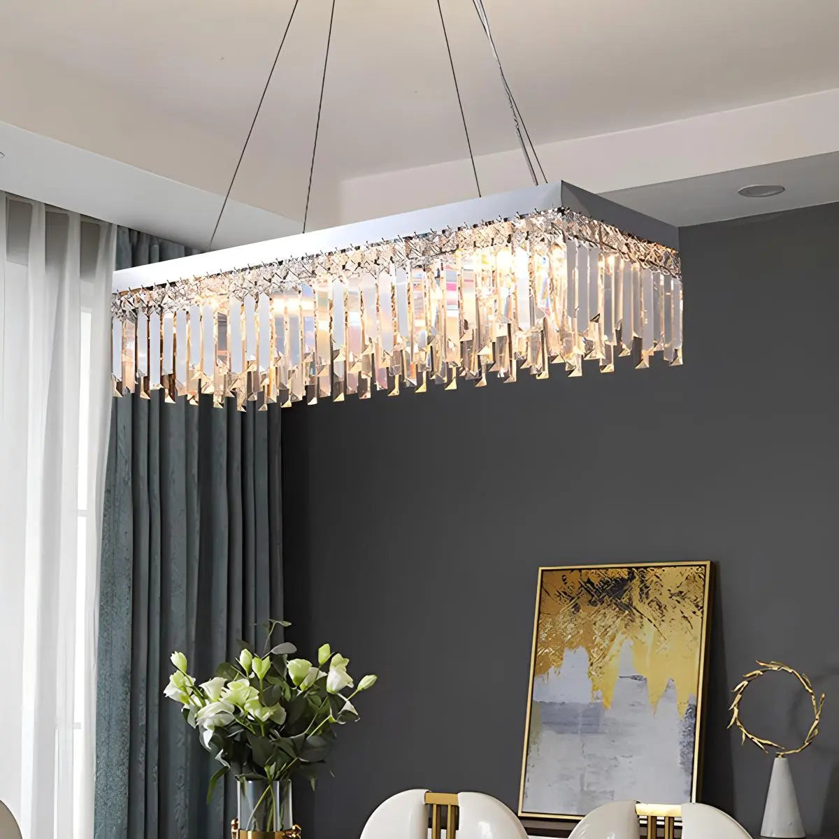 Antizer Light Luxury Crystal Ceiling & Pendant Light