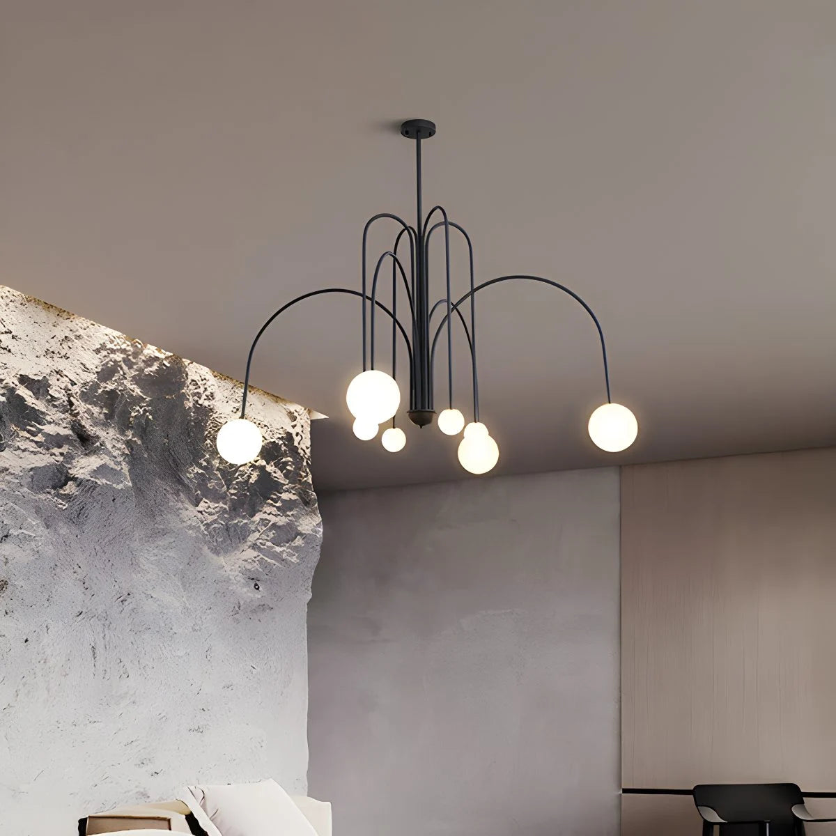Antizer Avi Double Layer Glass Chandelier