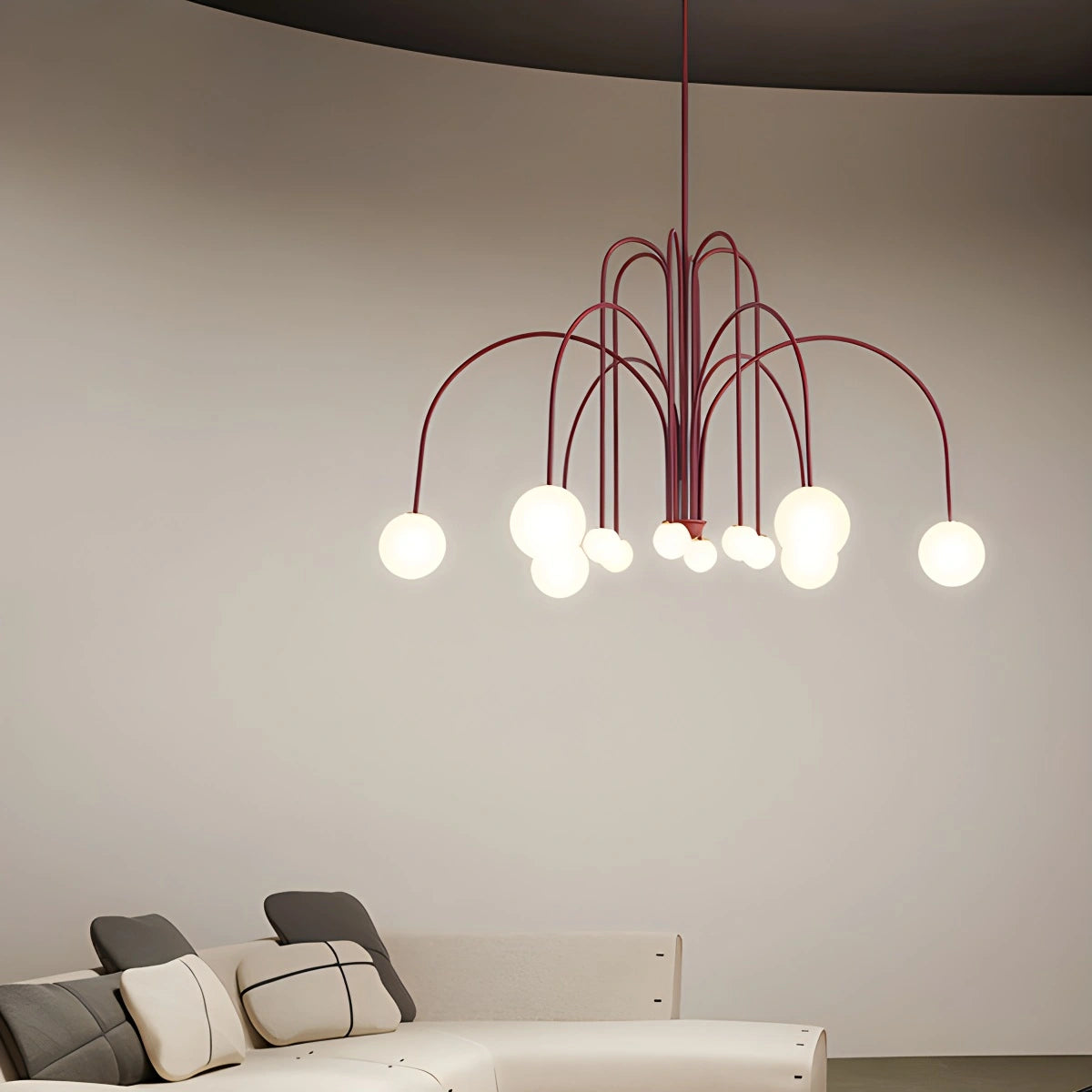 Antizer Avi Double Layer Glass Chandelier