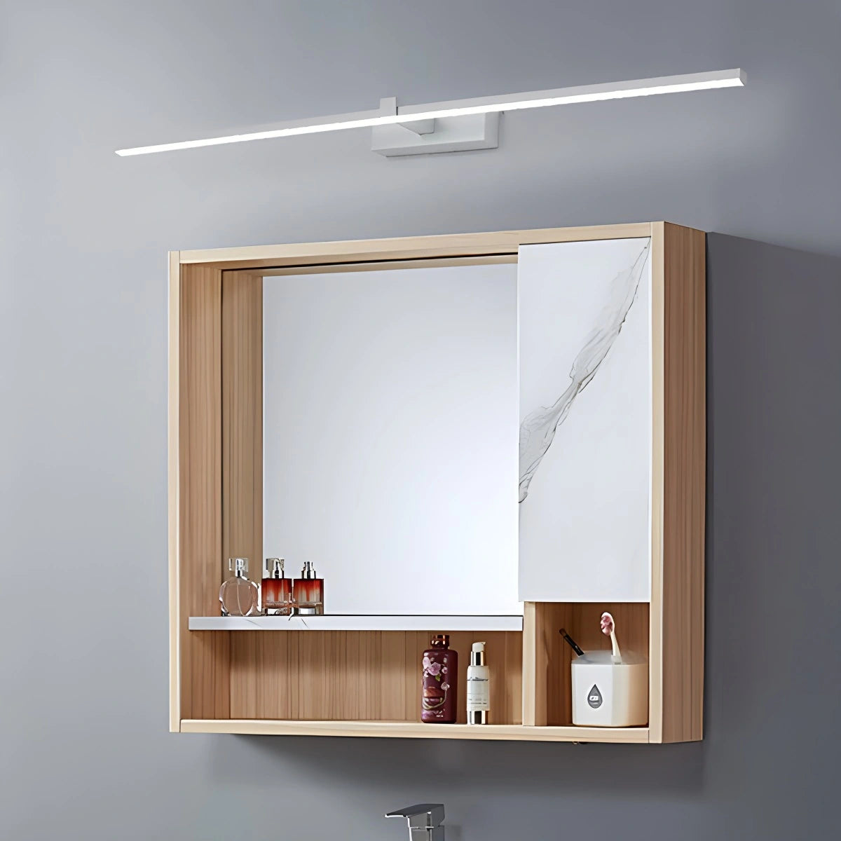Antizer Linear Vanity Bathroom Wall Sconce For Mirror