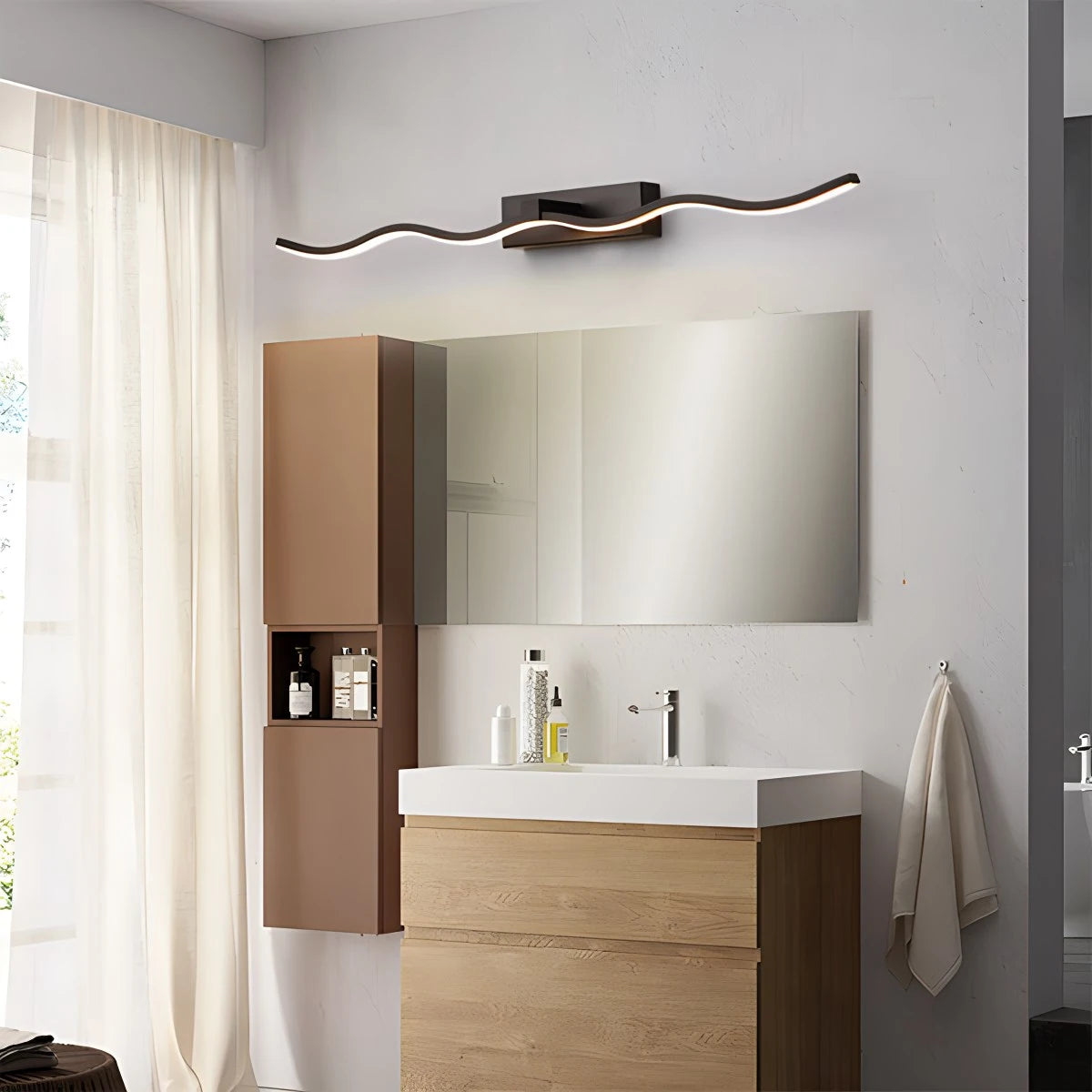 Antizer Linear Vanity Bathroom Wall Sconce For Mirror
