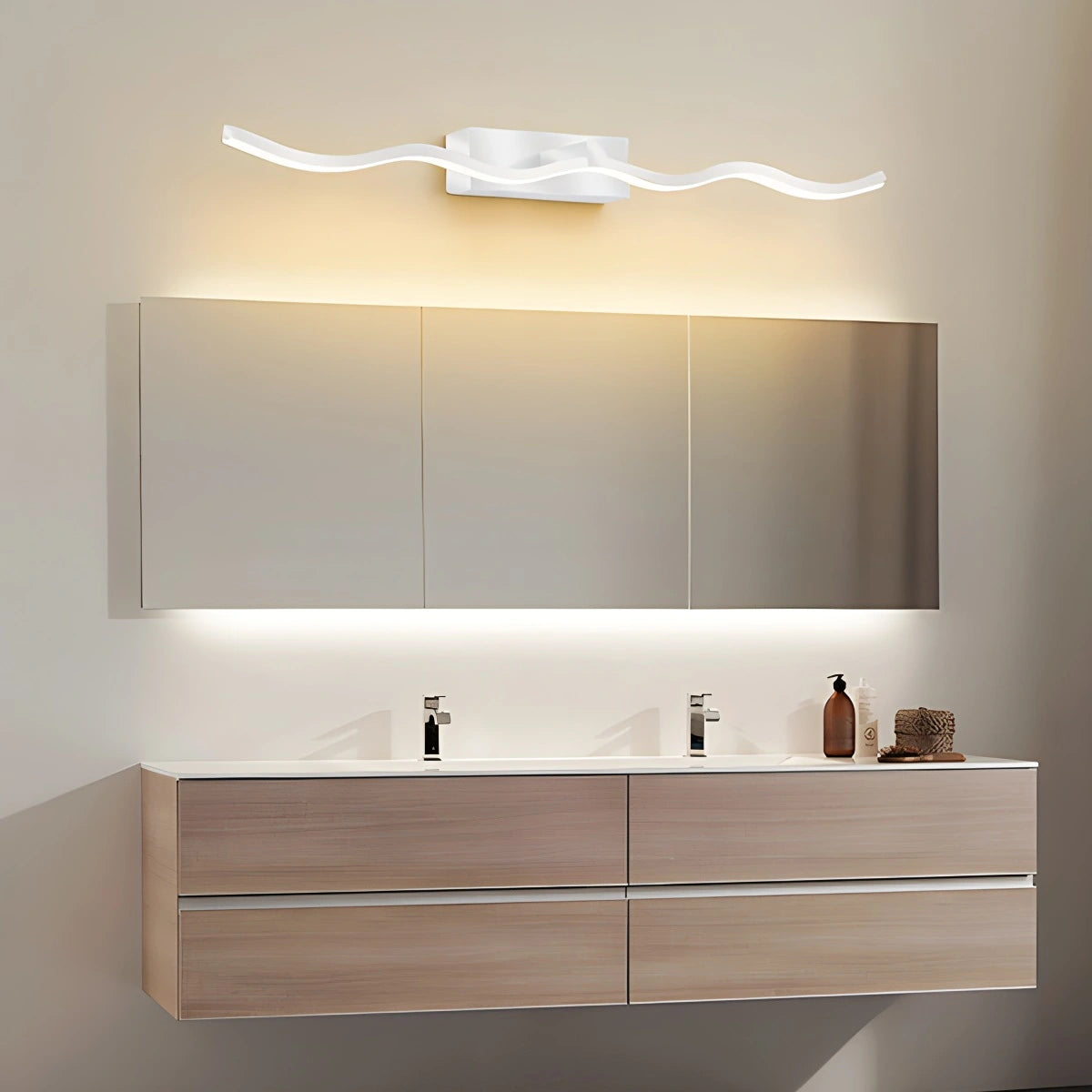 Antizer Linear Vanity Bathroom Wall Sconce For Mirror