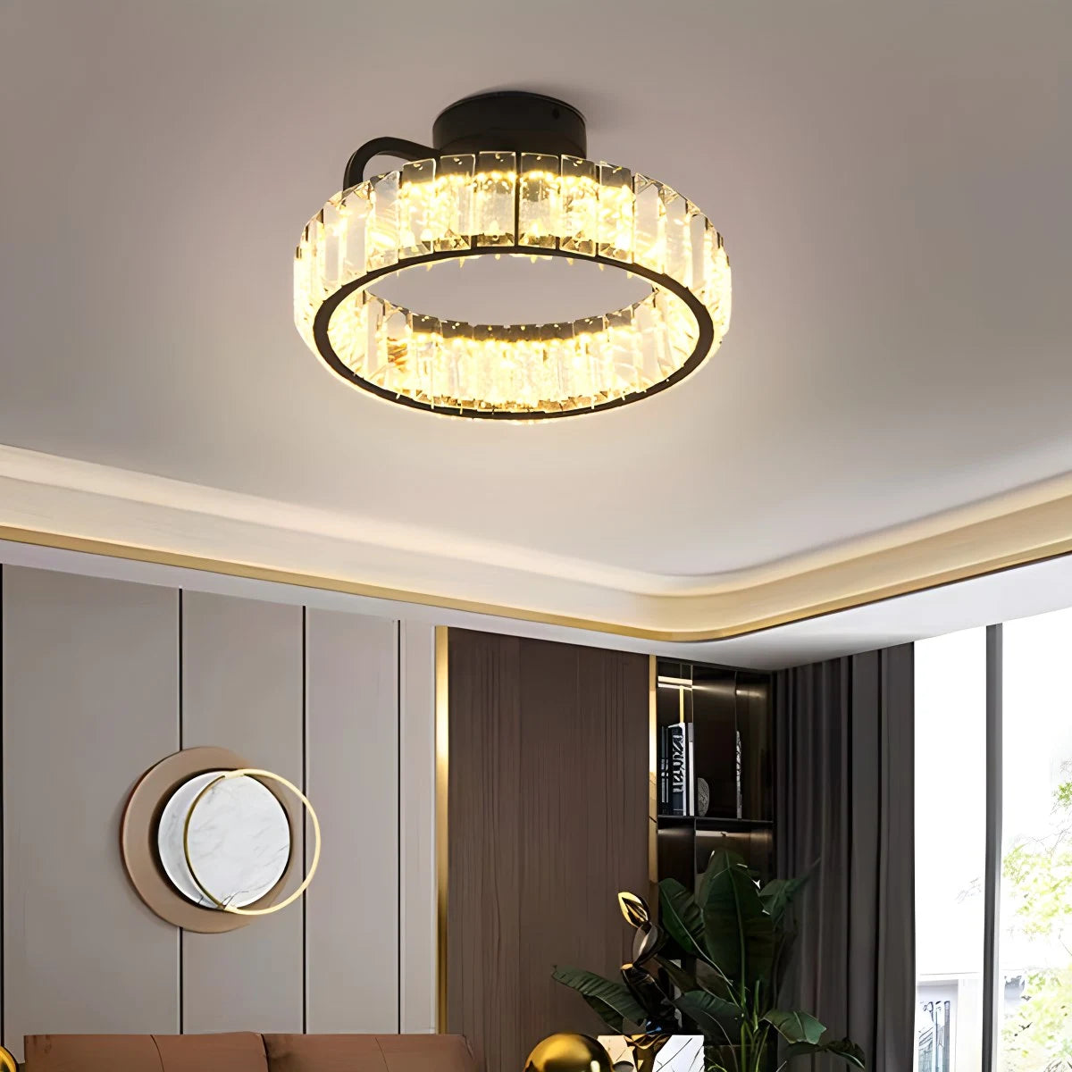 Loft Crystal Ceiling Lamp