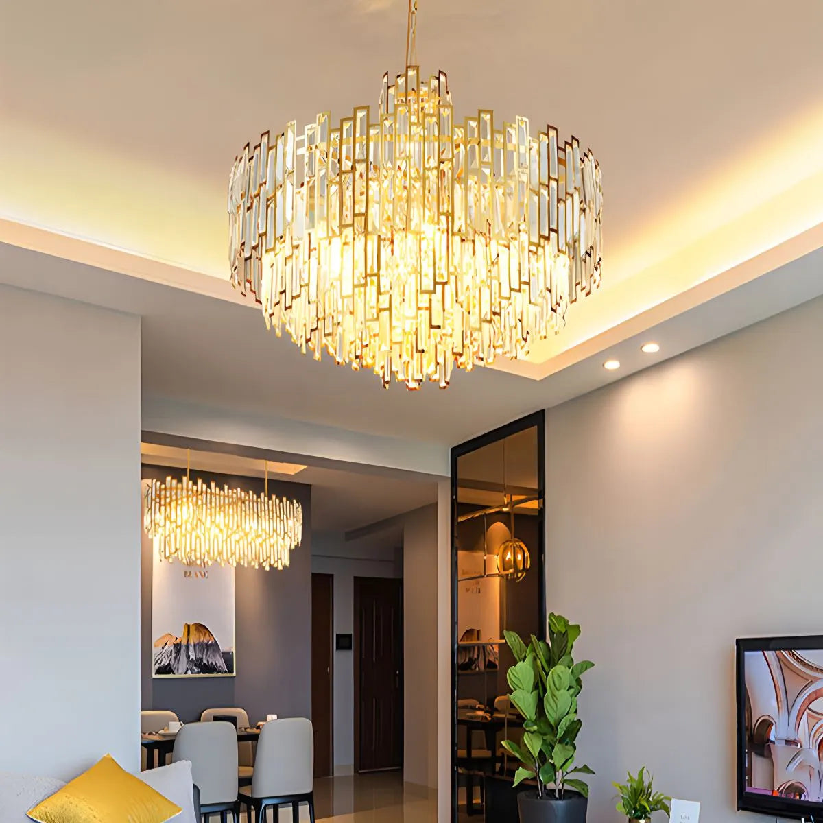 Lucienne Crystal Chandelier