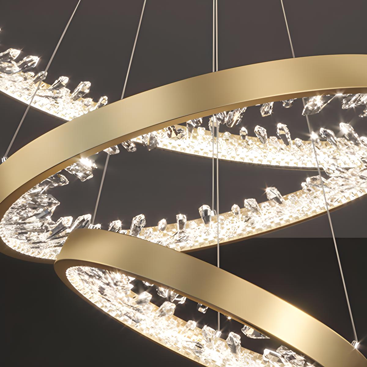 Luxury Circle Crystal Chandelier