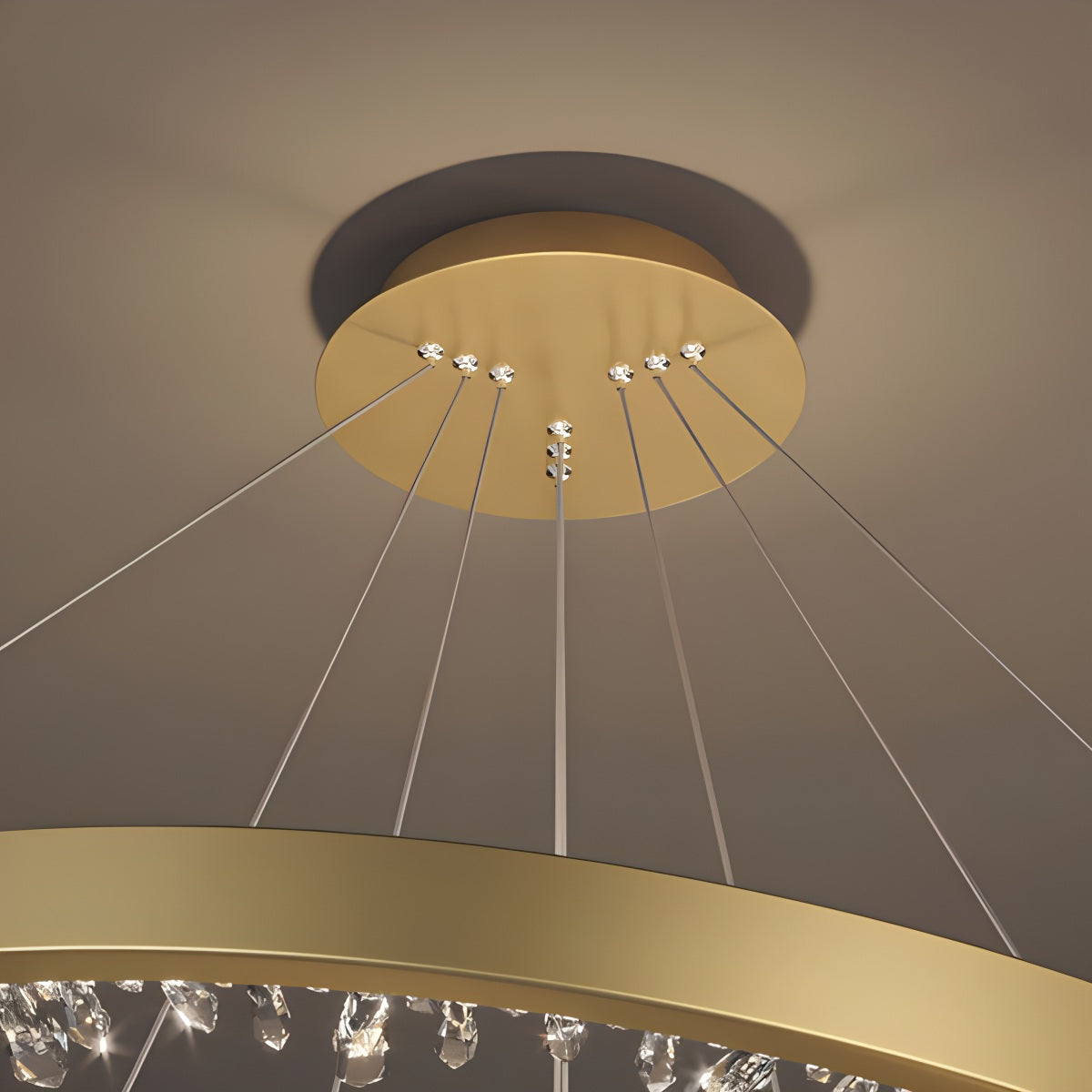 Luxury Circle Crystal Chandelier