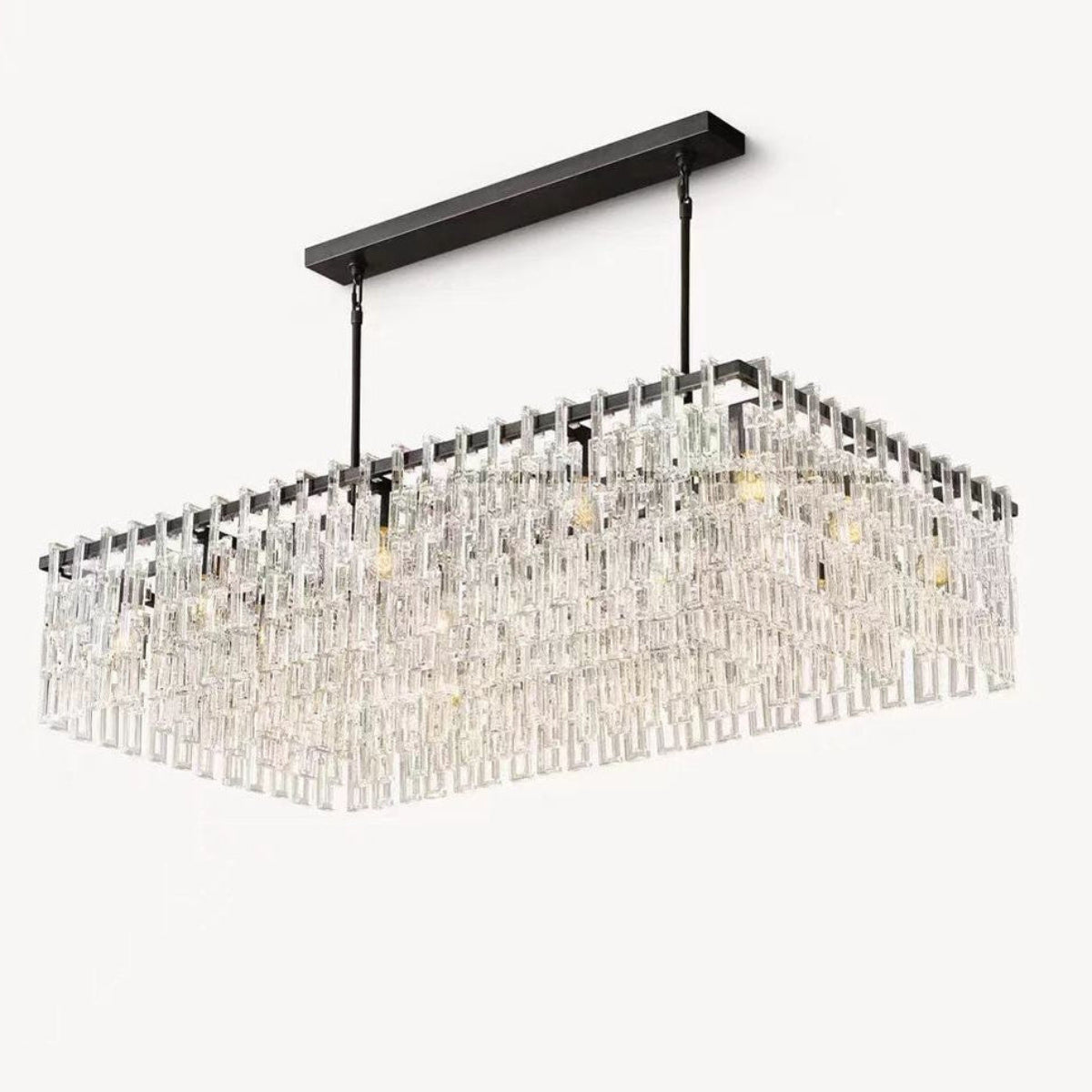 Antizer Marigan K9 Crystal Rectangular Chandelier