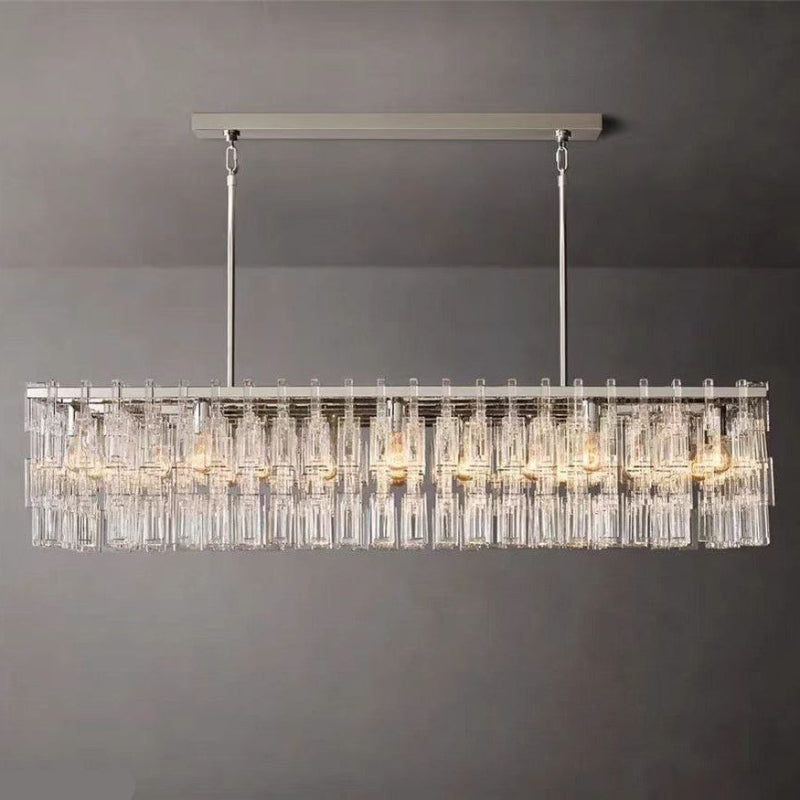 Antizer Marigan K9 Crystal Rectangular Chandelier