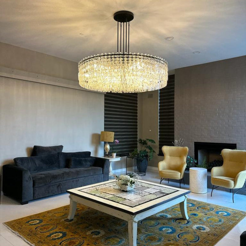 Antizer Marigan K9 Crystal Round Chandelier