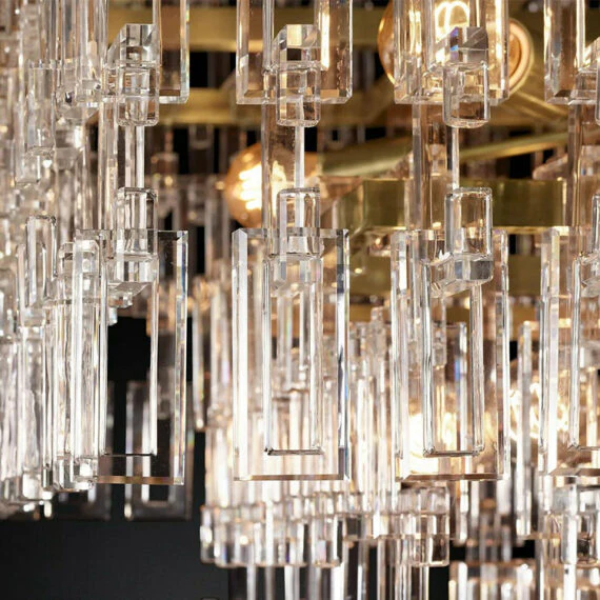 Antizer Marigan Tier K9 Crystal Round Chandelier