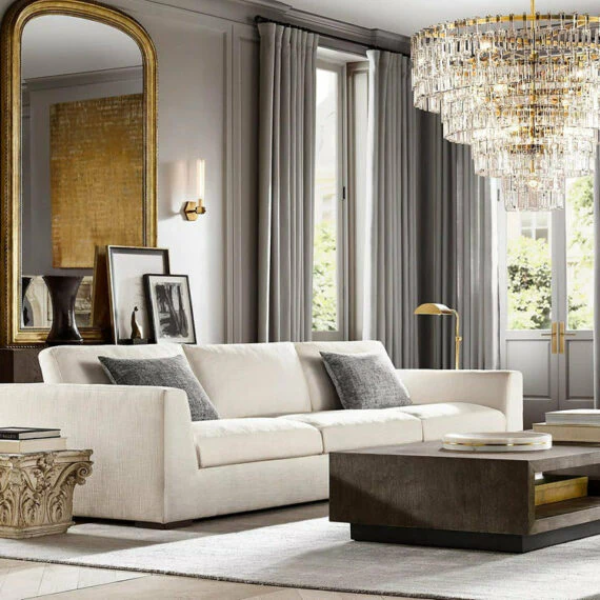 Antizer Marigan Tier K9 Crystal Round Chandelier