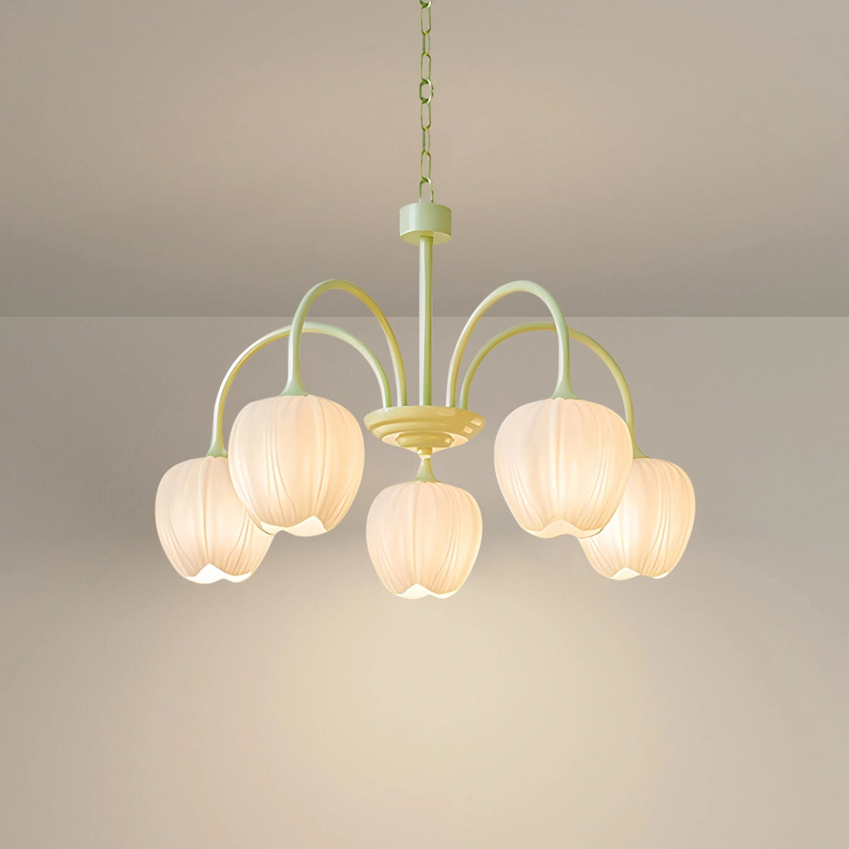 tulip chandelier lighting