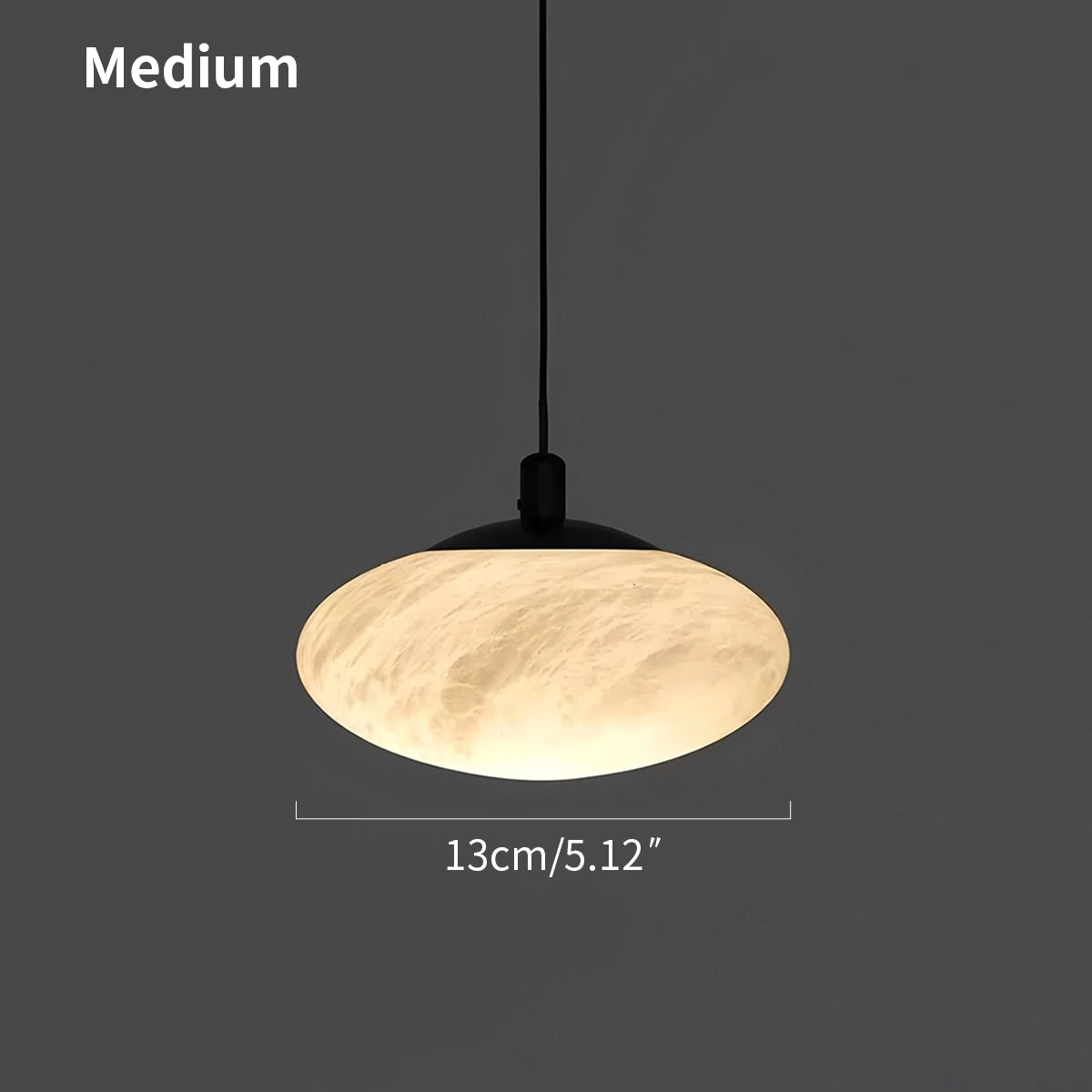 Antizer Modern Oval Bedroom Spanish Alabaster Pendant Light