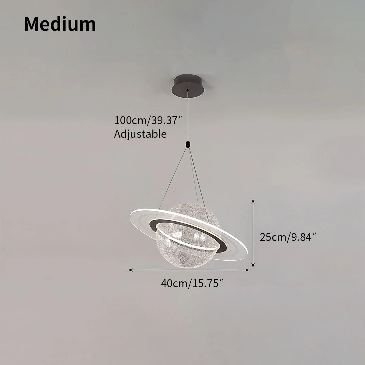 Antizer Modern Creative Planet Dining Room Pendant Light