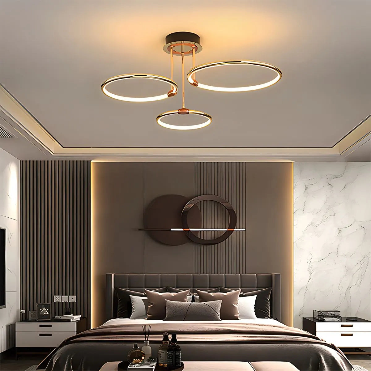 Metal Circular Chandelier