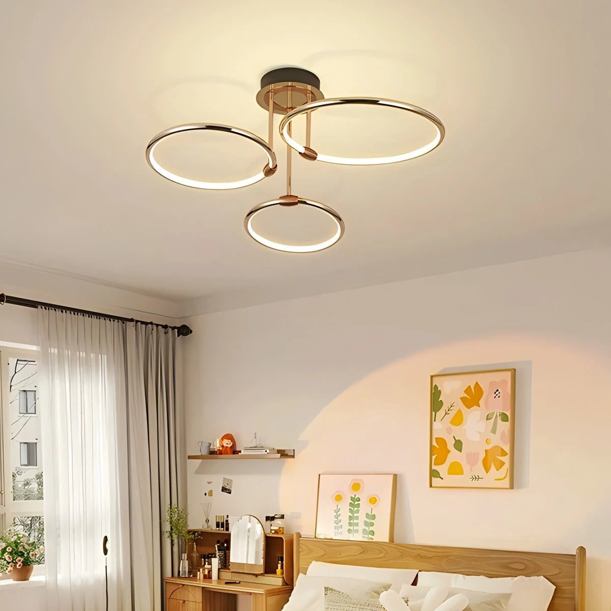 Metal Circular Chandelier