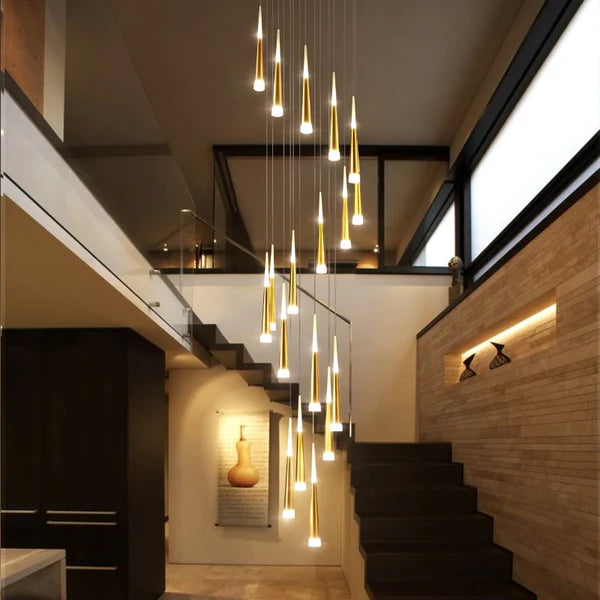 Antizer Meteor Shower Chandelier for Staircase