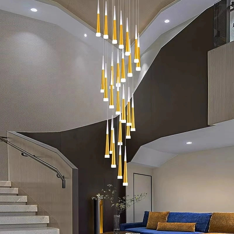 Antizer Meteor Shower Chandelier for Staircase