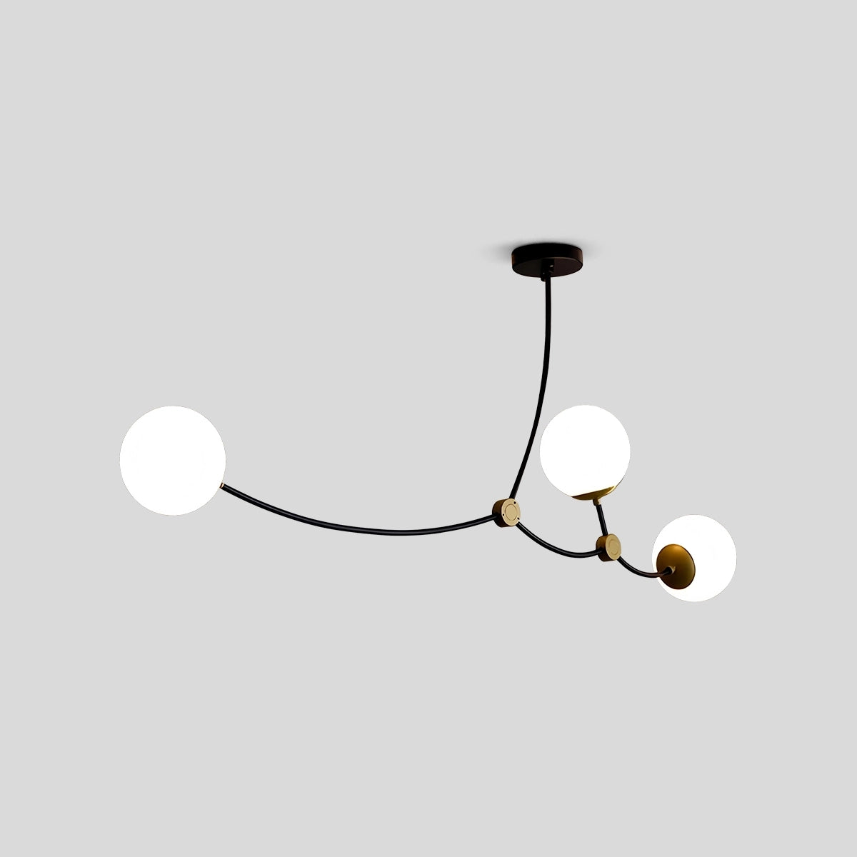 Antizer Minimalist Sputnik Globe Glass Chandelier