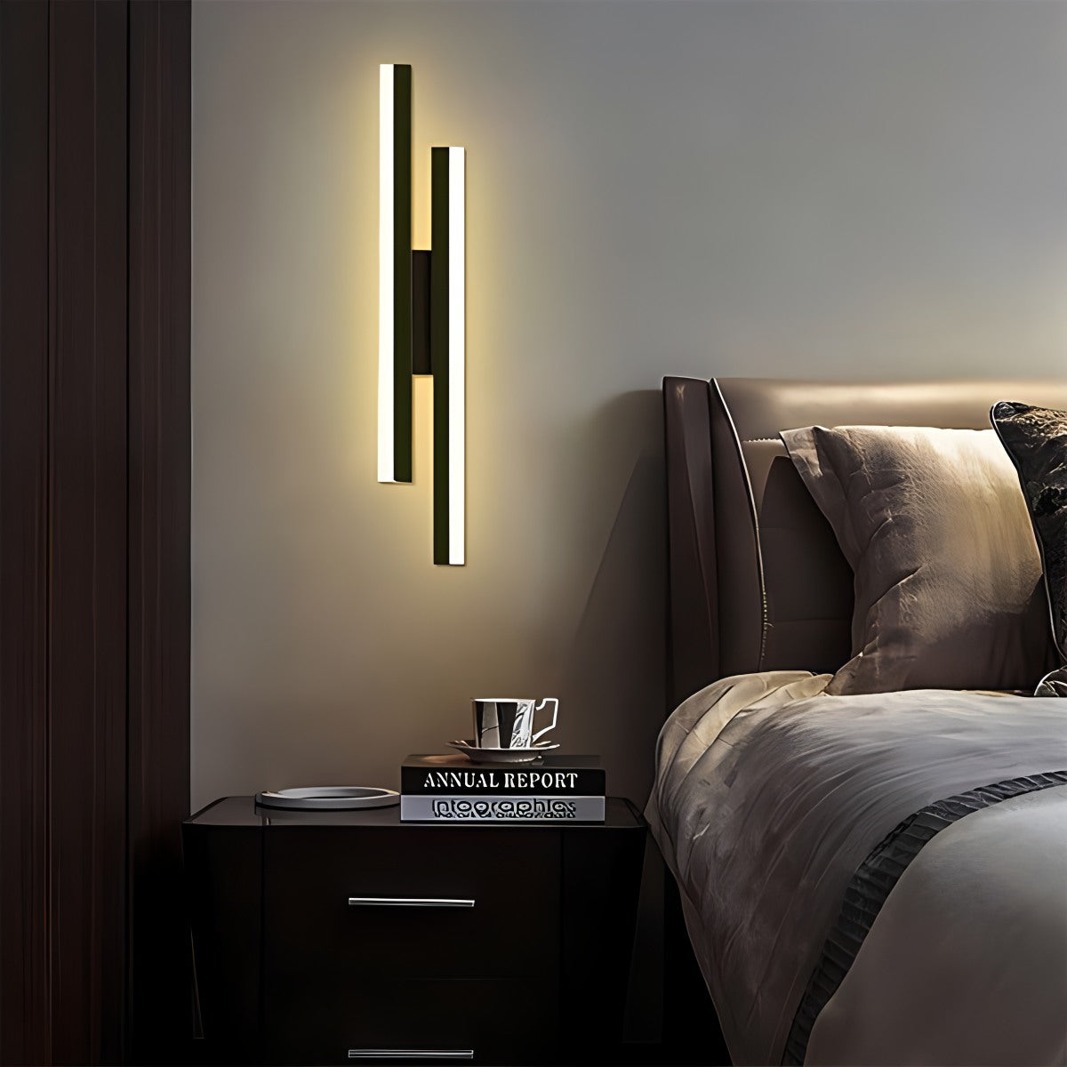 Antier Alana Minimalist H-Shaped Wall Lamp