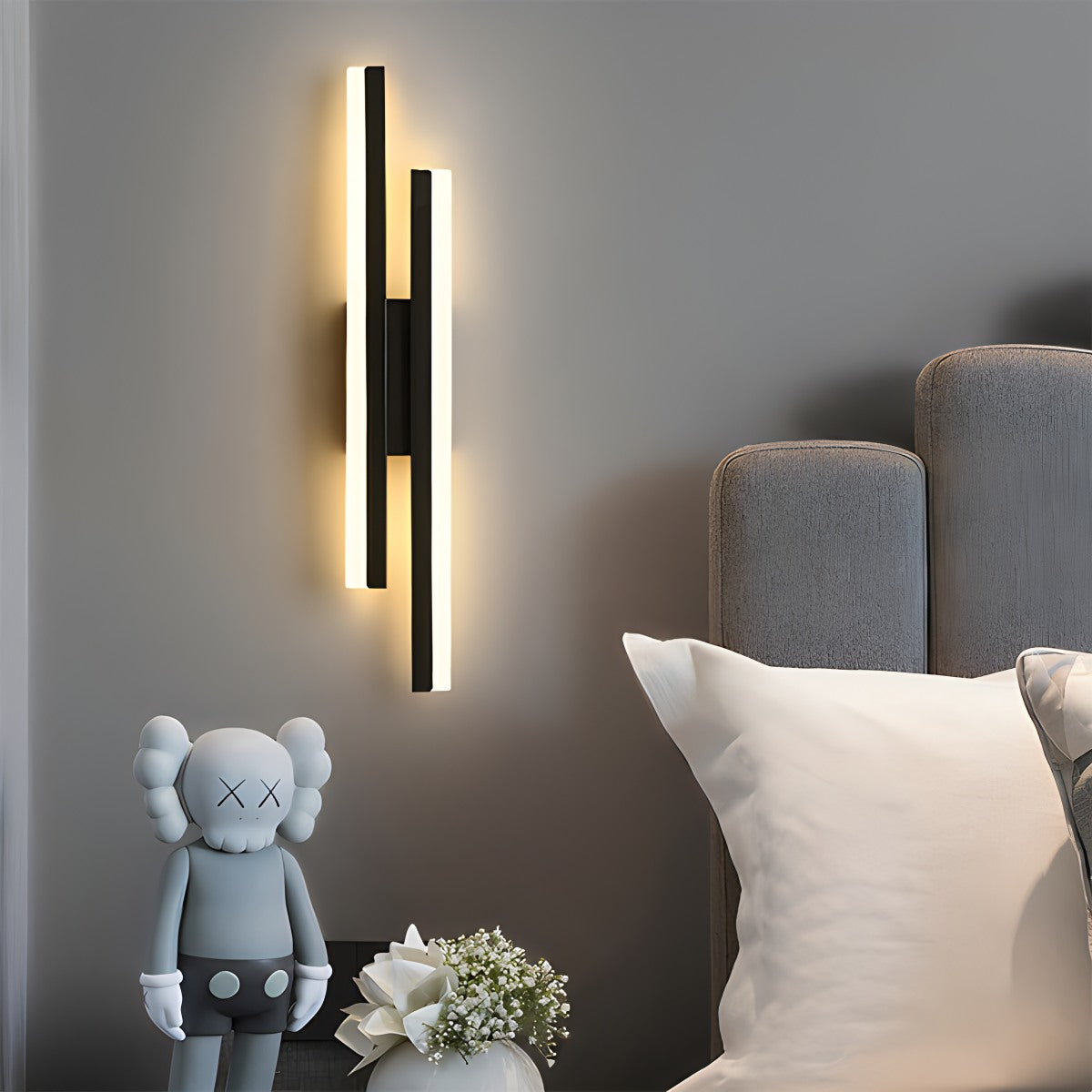 Antier Alana Minimalist H-Shaped Wall Lamp
