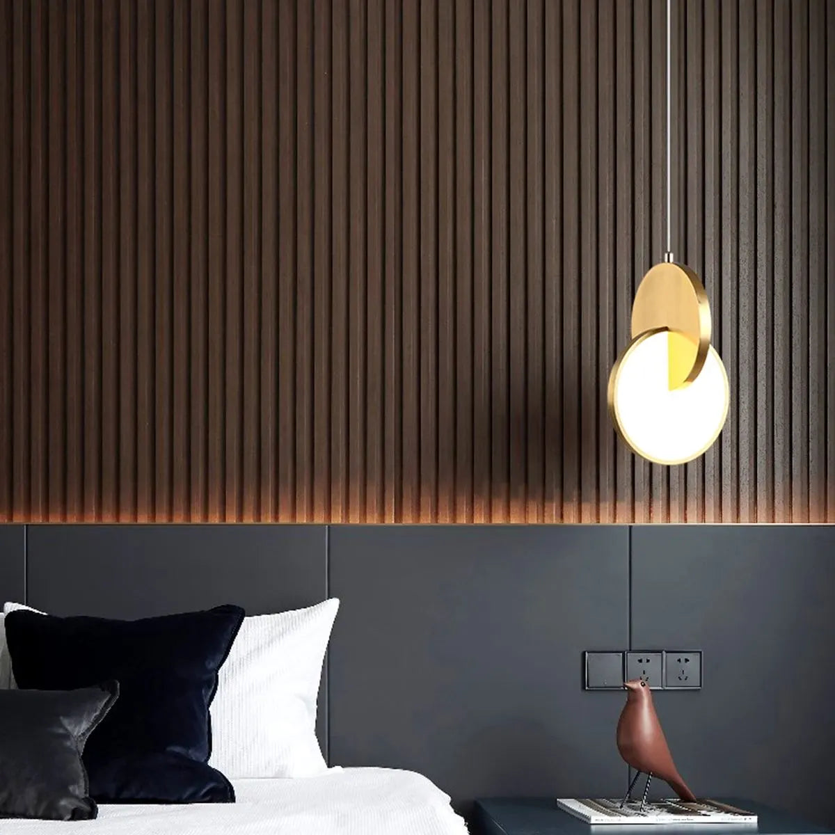 Antizer Minimalist LED Pendant Light for Living Room Kitchen