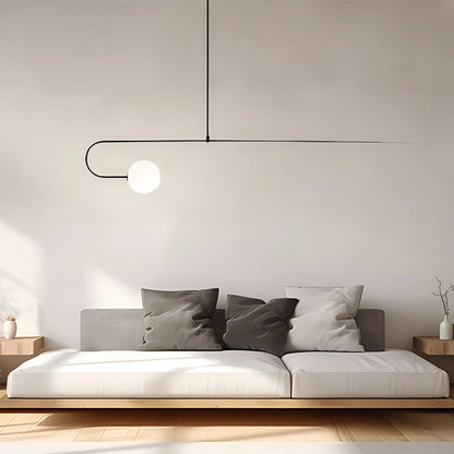 Antizer Minimalist Linear Metal Chandelier