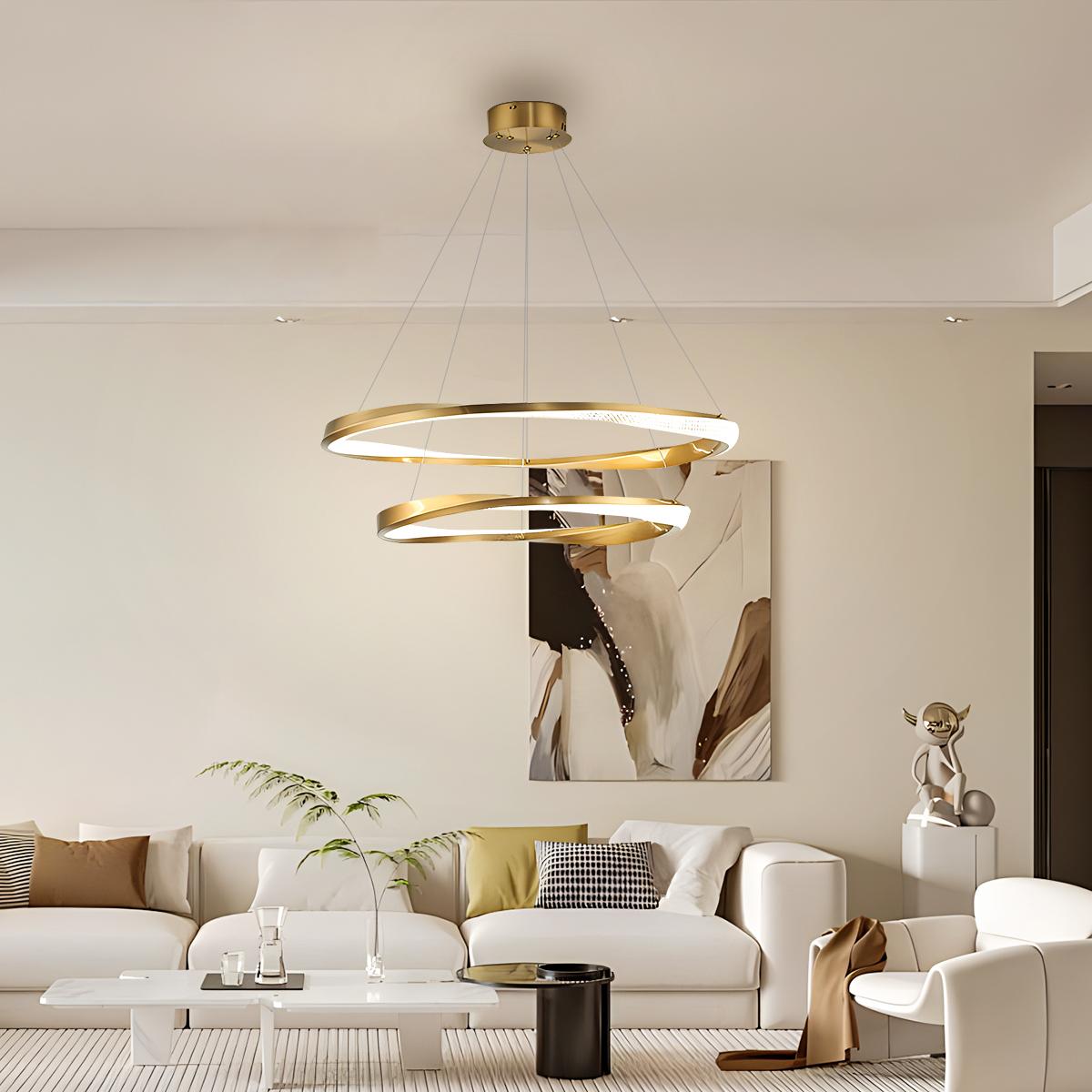 Mobius Circle Chandelier