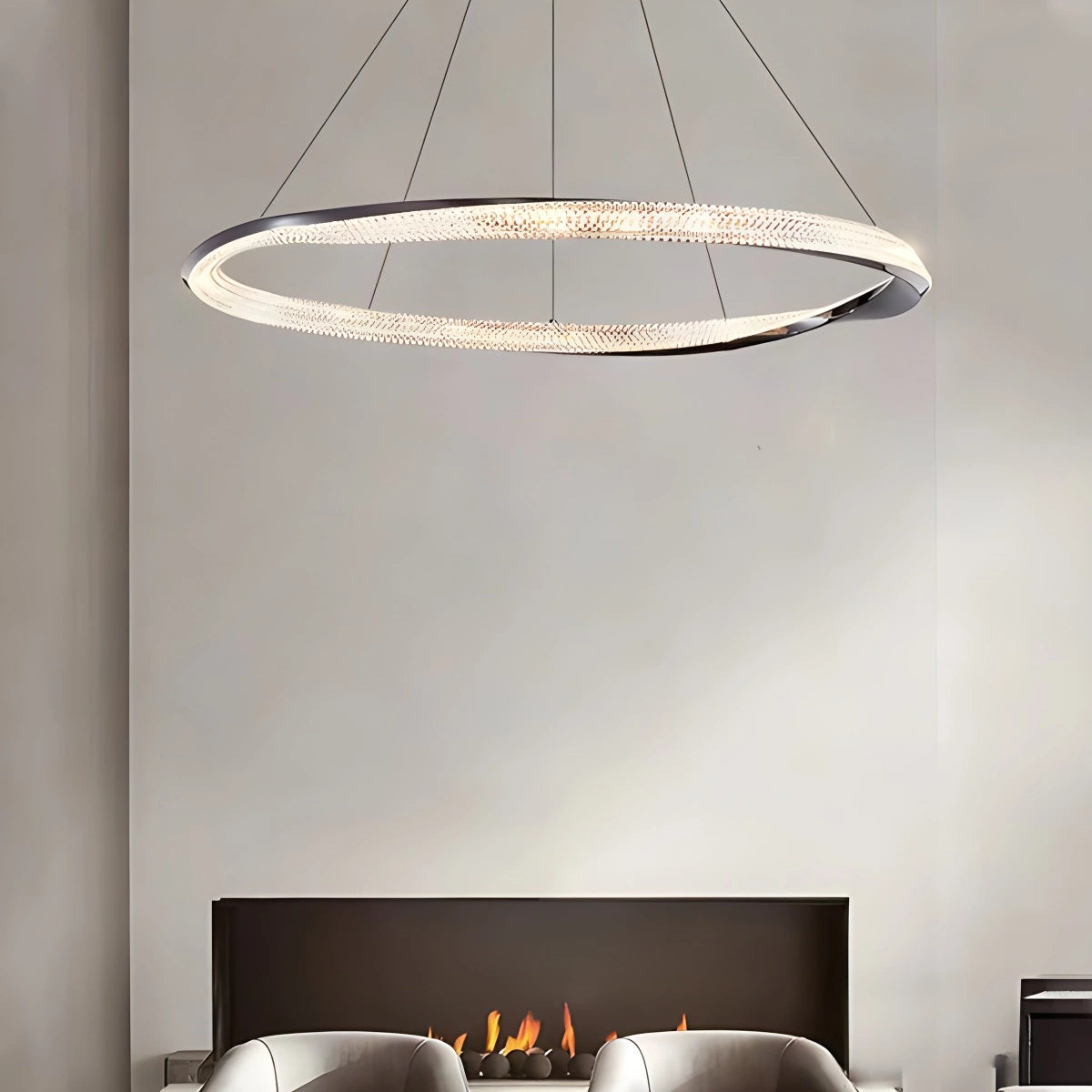 Mobius Circle Chandelier