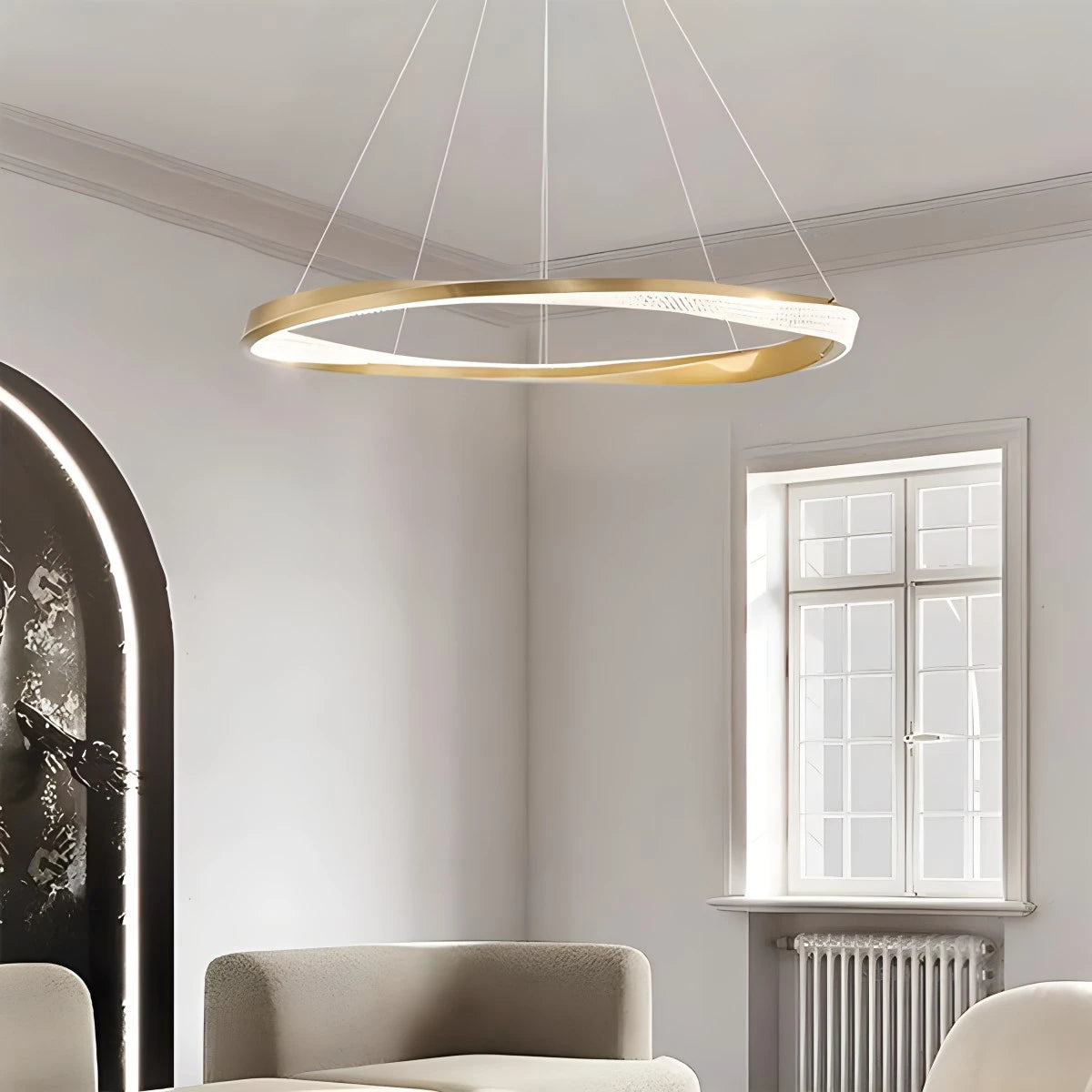 Mobius Circle Chandelier