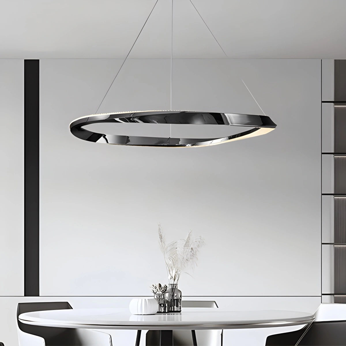 Mobius Circle Chandelier