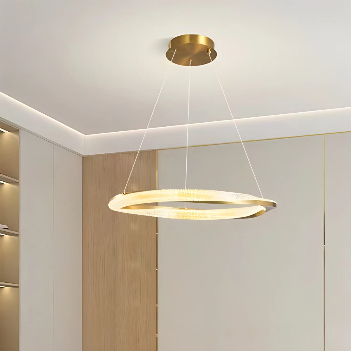 Mobius Circle Chandelier