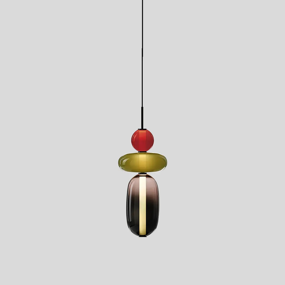Antizer Candied Glass Pendant Light for Bedroom