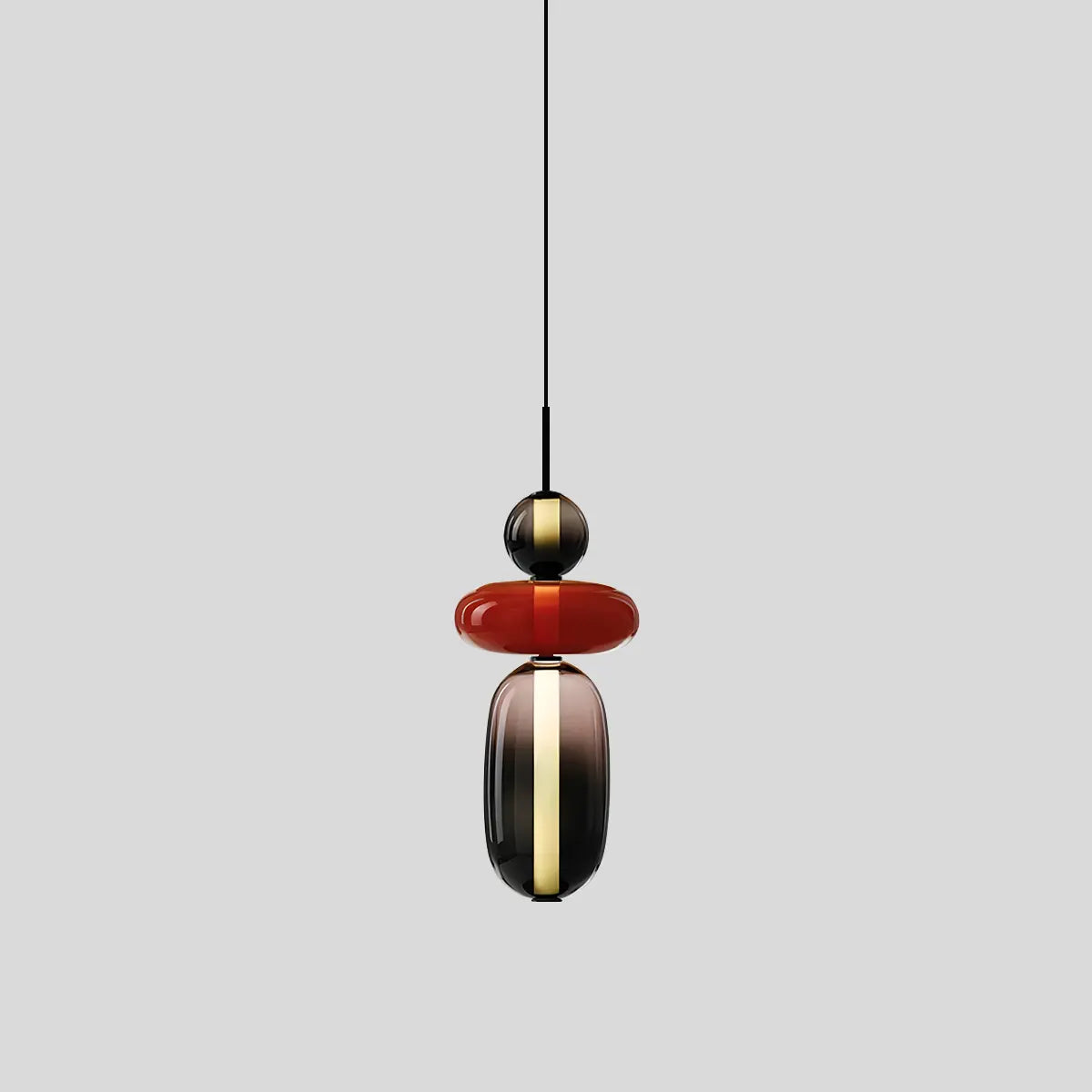 Antizer Candied Glass Pendant Light for Bedroom