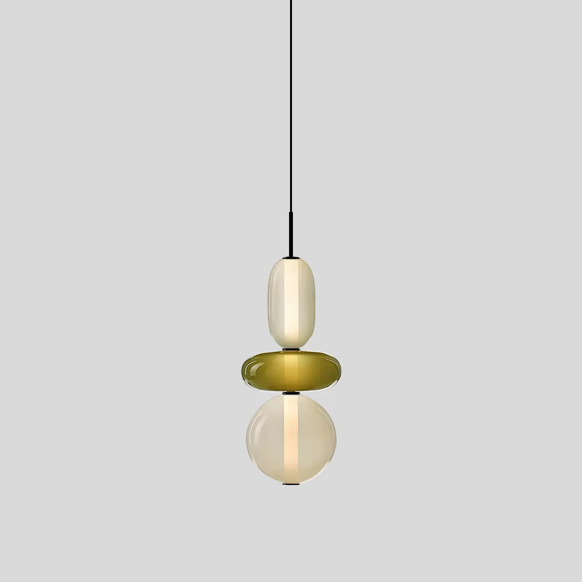 Antizer Candied Glass Pendant Light for Bedroom