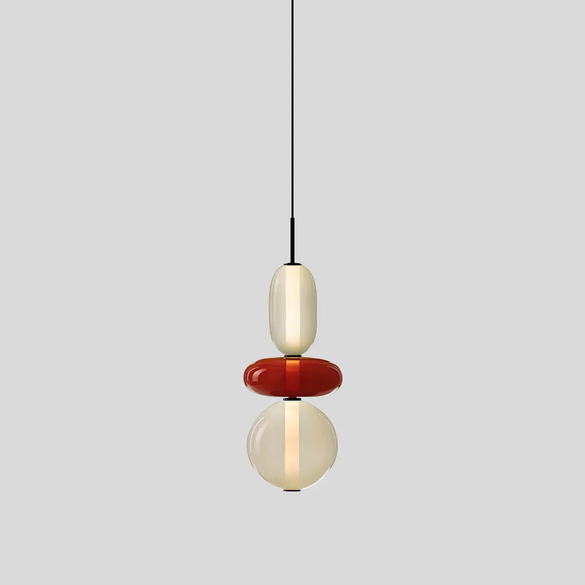 Antizer Candied Glass Pendant Light for Bedroom