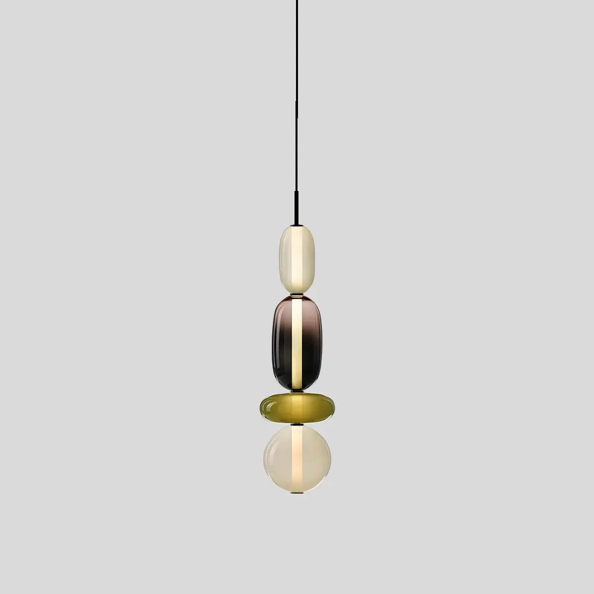 Antizer Candied Glass Pendant Light for Bedroom