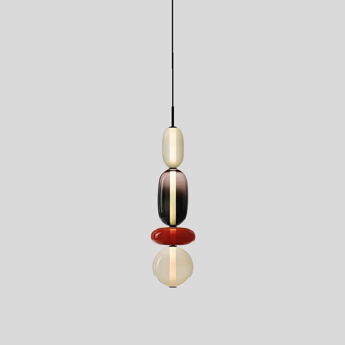 Antizer Candied Glass Pendant Light for Bedroom