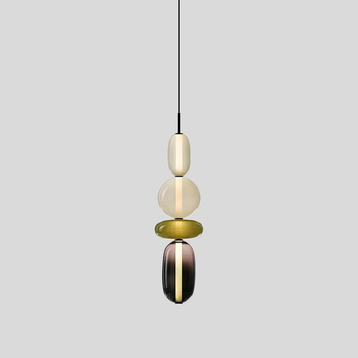 Antizer Candied Glass Pendant Light for Bedroom