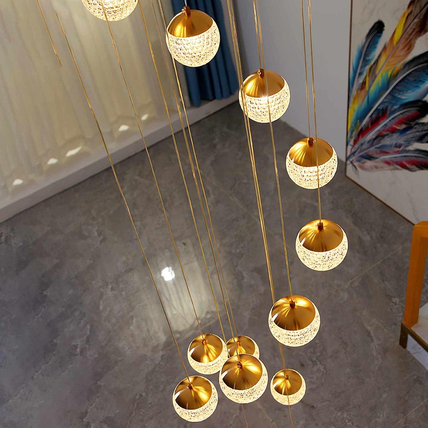 Antizer Modern Art Deco Multi Pendant Light