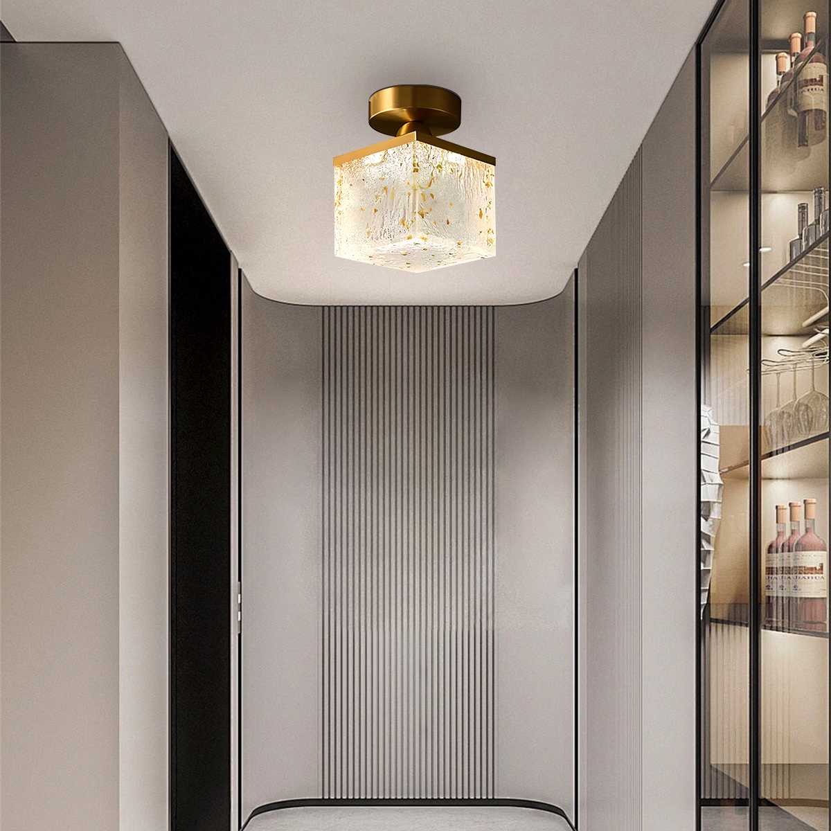 Modern Cup Crystal Ceiling Lamp