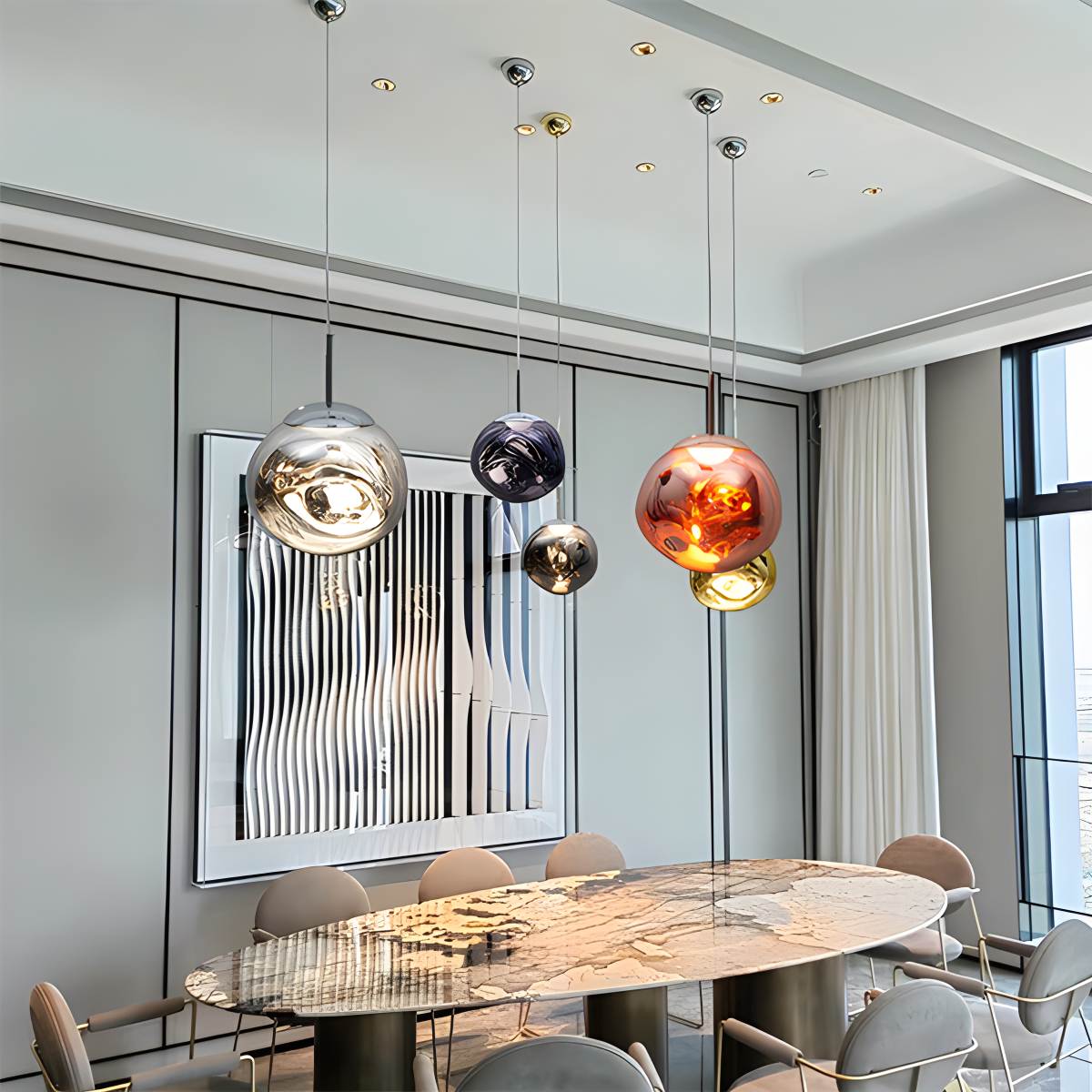 Modern Lava Pendant Light