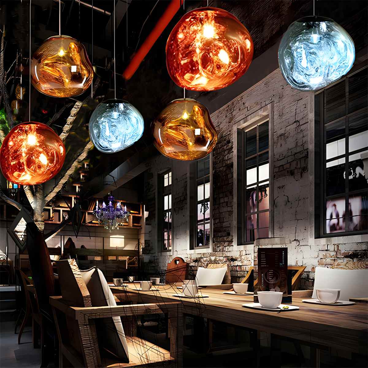 Modern Lava Pendant Light