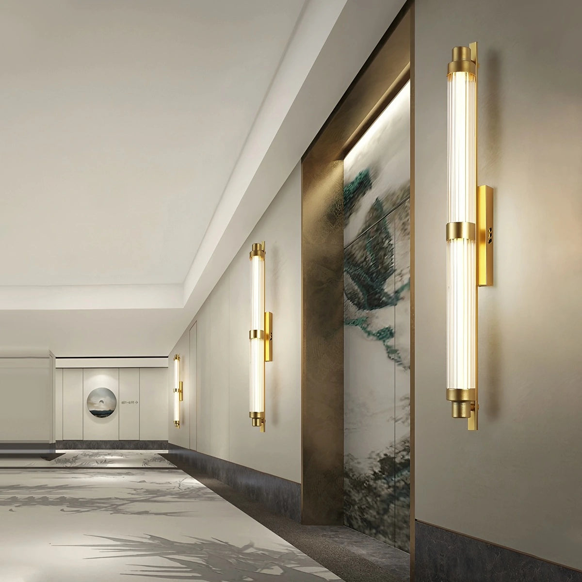 glass wall sconce for living room